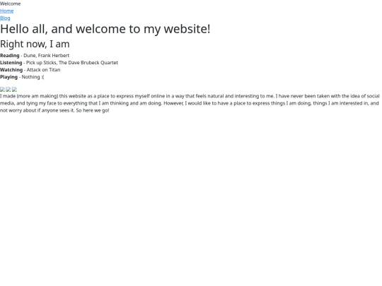 old site screenshot
