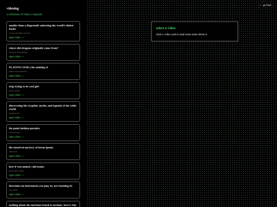 videolog screenshot