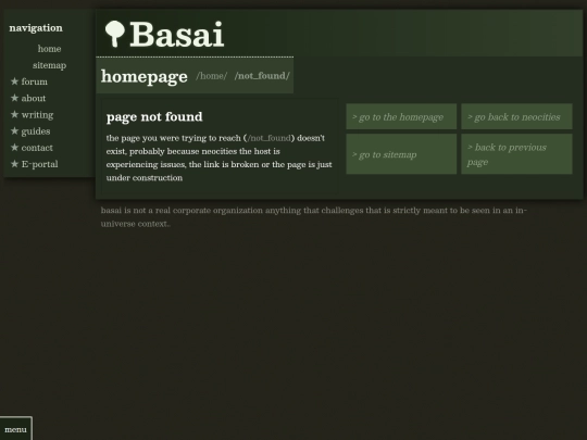 not_found screenshot