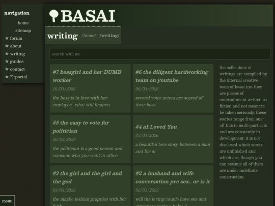 writing screenshot
