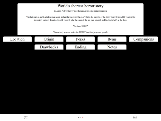 World's shortest horror story screenshot