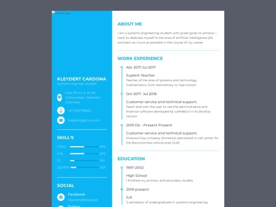 programacionweb/CV/cv screenshot