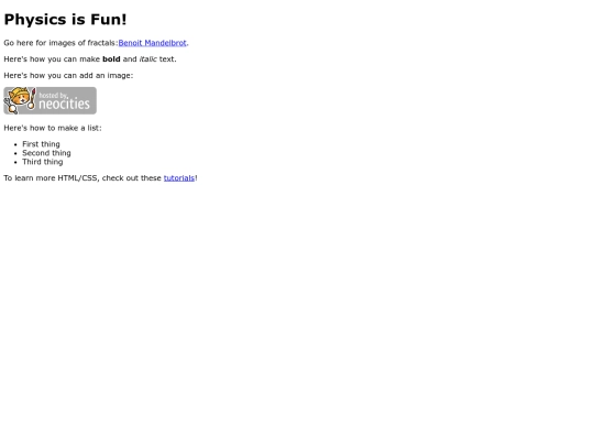 index screenshot
