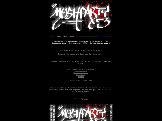 gigs/moshp3 screenshot