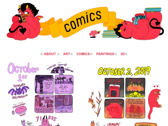 Comics/Bonus screenshot