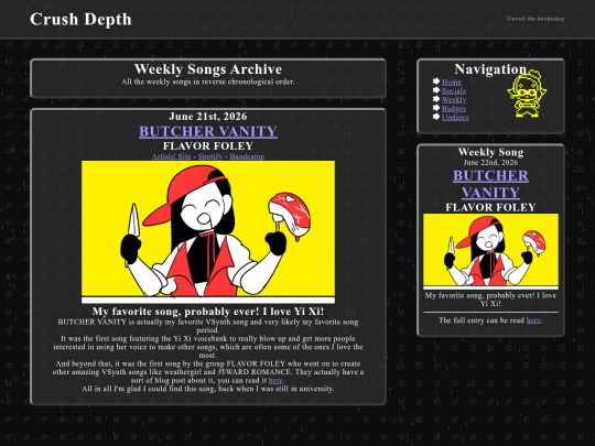 pages/songs screenshot