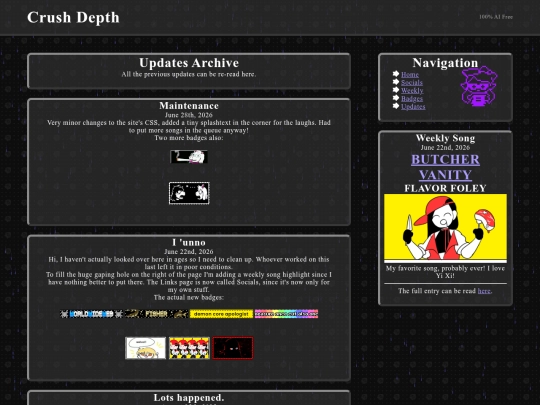 pages/updates screenshot