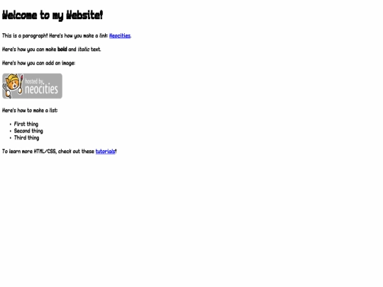 index screenshot