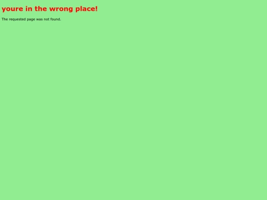 not_found screenshot