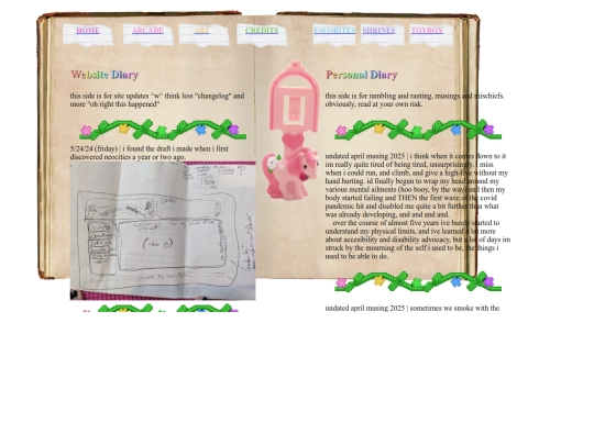 navigation/diary screenshot