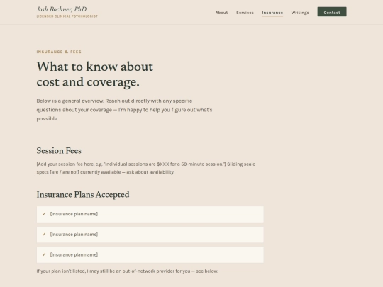 insurance screenshot
