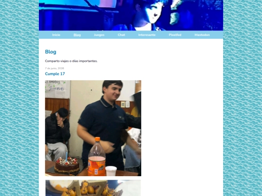 blog screenshot