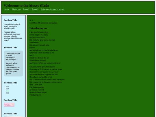 aboutme screenshot