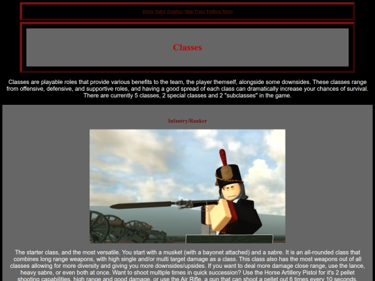 classes screenshot