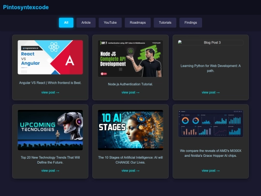 blog screenshot
