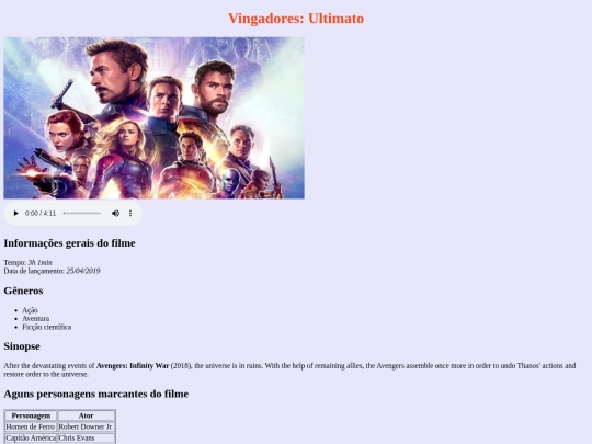 VINGADORES/css_vingadores screenshot