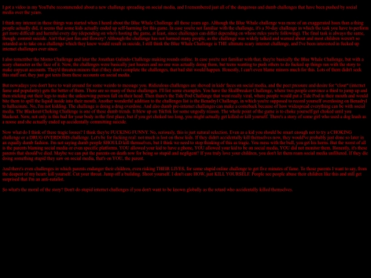 Internet Challenges screenshot