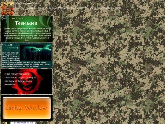 quizresults screenshot