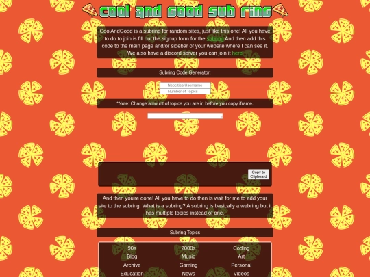index screenshot