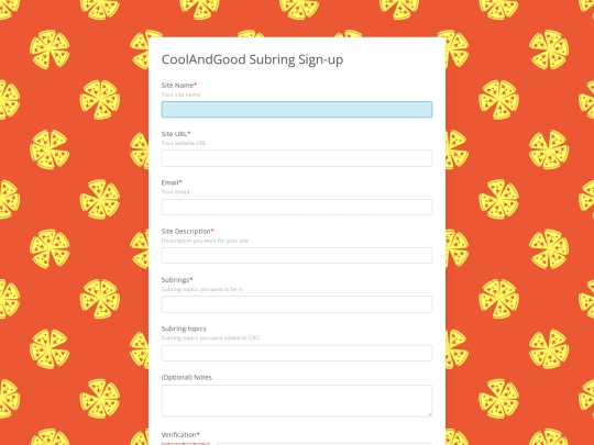 signup screenshot