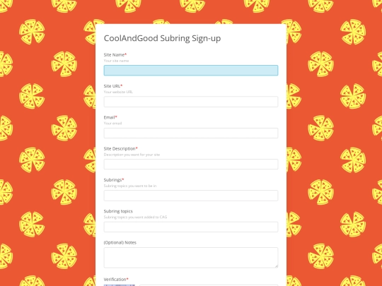 signups screenshot