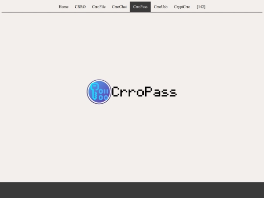 CrroPass screenshot