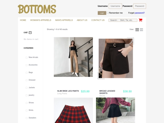 bottoms screenshot