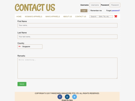 contactus screenshot
