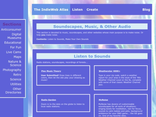 sounds screenshot