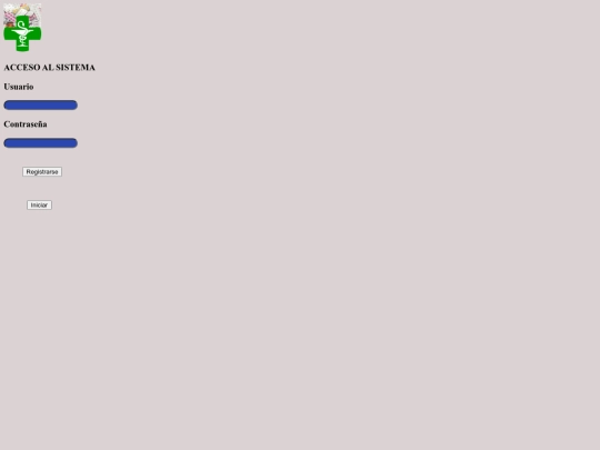 Farmaonline/Interfaz-acceso screenshot