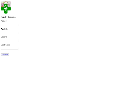 Farmaonline/interfaz-registro screenshot