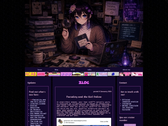 blog screenshot