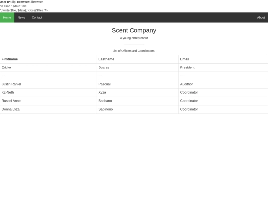 index screenshot