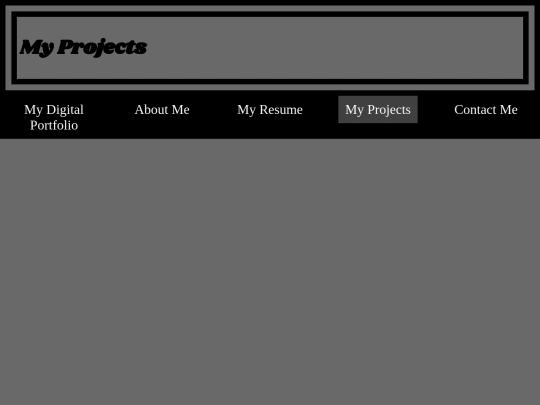 projects screenshot