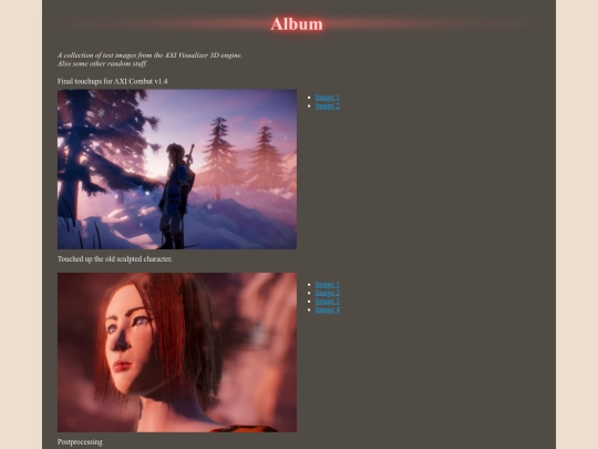 Album screenshot