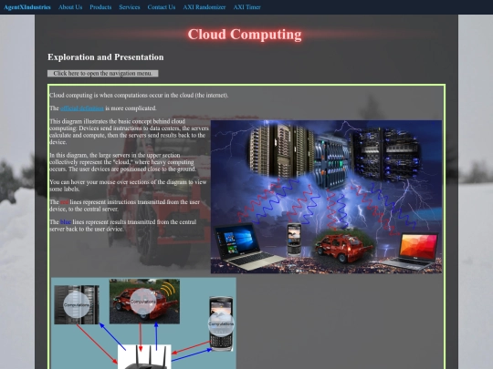 Exploration/CloudComputing screenshot