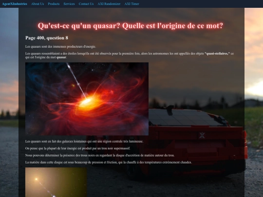 Quasar screenshot