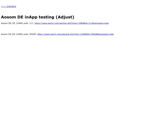 aosom screenshot
