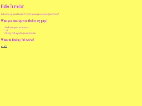 index screenshot