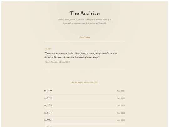 archive screenshot