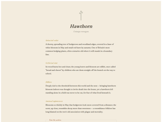 herbarium/hawthorn screenshot