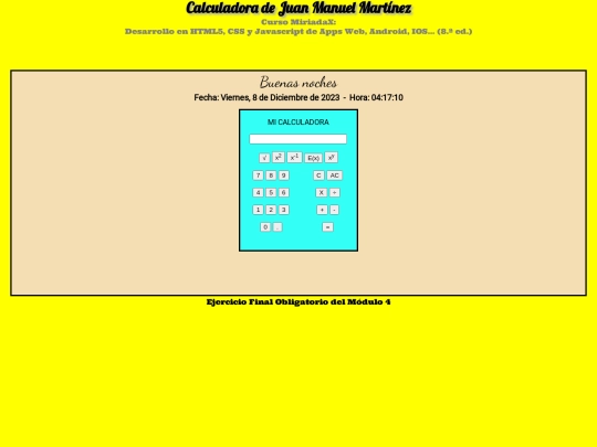 Módulo 4/Calculadora screenshot