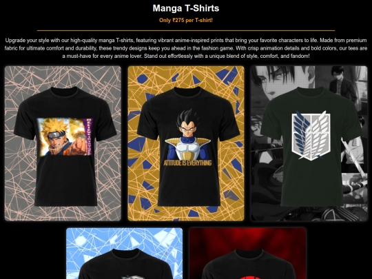 mangatshirts/MangaTshirt screenshot