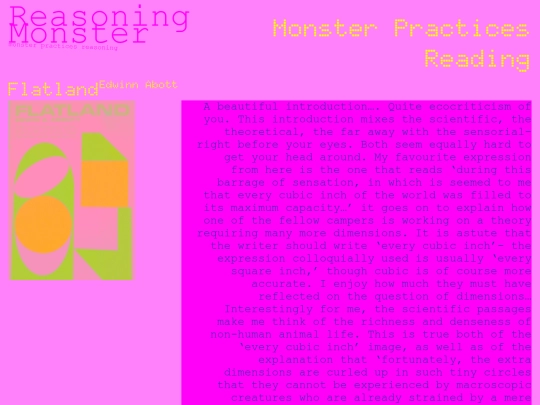 monster-practices-reading/flatland screenshot