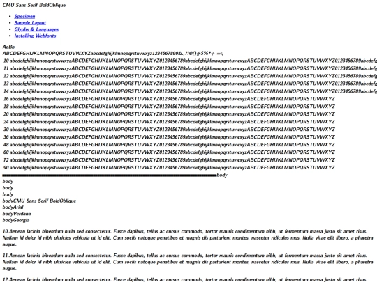 fonts/cmunso-demo screenshot
