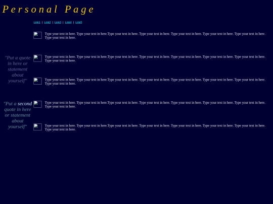 personal_page screenshot