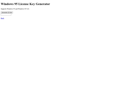 win95keygen screenshot