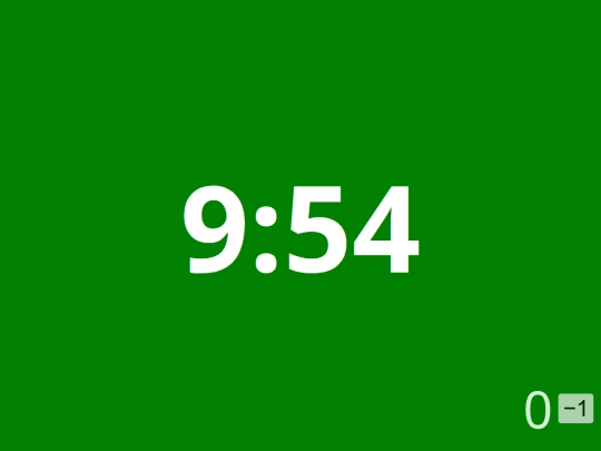 timer screenshot