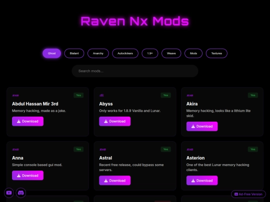index screenshot