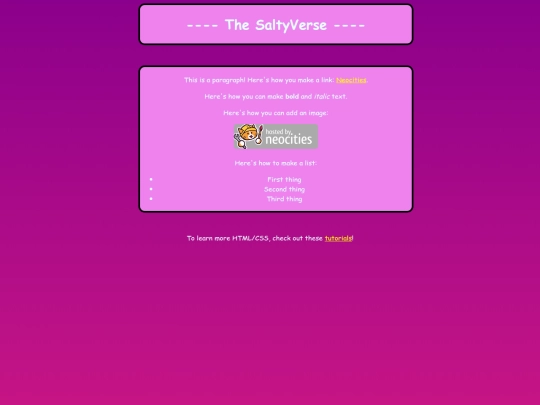 index screenshot